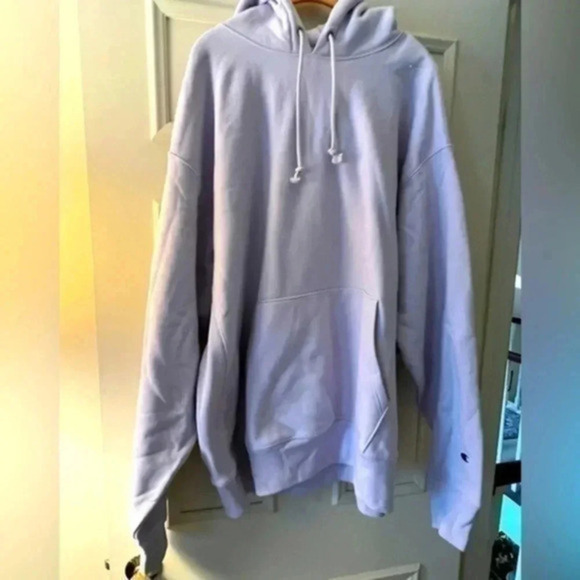 Champion Tops - Brand New Champion Reverse Weave Hoodie Sweatshirt.  Light purple.  Size 2x